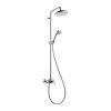 Hansgrohe Croma, Showerpipe 220 1jet s pákovou baterií, chromová, HAN-27222000