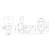 103473 aqualine modis zavesna wc misa 36x52 cm biela md001