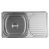 Aqualine, Nerezový dřez 76x18x42cm, AQ7642B