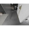 Mexen Kioto, sprchová zástěna Walk-In 130 x 200 cm, 8mm sklo námraza, zlatý matný profil, 800-130-002-55-30