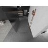 Mexen Kioto, sprchová zástěna Walk-In 140 x 200 cm, 8mm sklo s žebrovým vzorem, měděný matný profil, 800-140-002-65-09