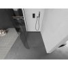 Mexen Kioto, sprchová zástěna Walk-In 90 x 200 cm, 8mm čiré sklo, grafitový profil, 800-090-101-95-06