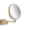 Hansgrohe AddStoris, kosmetické zrcadlo Ø188 mm, kartáčovaný bronz, HAN-41791140