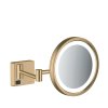 Hansgrohe AddStoris, kosmetické zrcadlo s LED osvětlením, kartáčovaný bronz, HAN-41790140