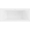 Mexen Lita, volně stojící vana 170 x 75 cm, bílá, bílý přepad, 52121707500-20