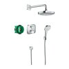 Hansgrohe Croma Select E, sprchový systém pod omítku s termostatem Ecostat E, chromová, HAN-27294000