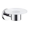 Hansgrohe Logis, miska na mýdlo, skleněná, kartáčovaný nikl, HAN-40515820