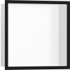Hansgrohe XtraStoris Individual, výklenek do zdi matný bílý s designovým rámem 300x300x100mm, černá matná, HAN-56099670