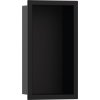 Hansgrohe XtraStoris, výklenek do zdi s rámem 300x150x70mm, černá matná, HAN-56092670