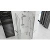 Rea Molier Double, sprchový kout se skládacími dveřmi 90(dveře) x 80(dveře), 6mm čiré sklo, chromový profil, KPL-K6369