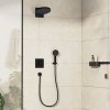 Hansgrohe DuoTurn E, baterie pod omítku pro 2 spotřebiče, černá matná, HAN-75417670