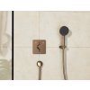 Hansgrohe DuoTurn Q, baterie pod omítku pro 2 spotřebiče, kartáčovaný bronz, HAN-75414140