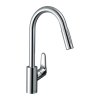 Hansgrohe Focus M41, páková kuchyňská baterie 240, Eco, vytahovatelná sprška, 2jet, chromová, HAN-31833000