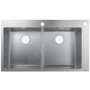 Hansgrohe, dřezy, vestavný dřez S712-F765, nerezavějící ocel, HAN-43311800