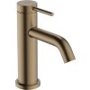 Hansgrohe Tecturis S, stojánkový ventil 80 EcoSmart+ na studenou vodu bez odtokové soupravy, kartáčovaný bronz, HAN-73313140