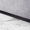Rea, dekorační soklová přední lišta 120cm, černá matná, REA-K4308