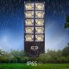 Toolight, zahradní LED solární lampa se snímačem pohybu a dálkovým ovládáním RSL017, černá, OSW-10247
