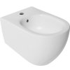 Isvea, INFINITY bidet závěsný 36,5x53cm, matná bílá, 10NF41001-2L