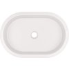 Granite washbasin, undermount/inset, oval