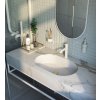 Granite washbasin, undermount/inset, oval