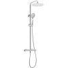 Shower column, with shower mixer, thermostatic