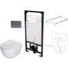 Toilet set, concealed, 6 in 1