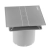 Cata, E-100 GSTH koupelnový ventilátor axiální s automatem, 4W/8W, potrubí 100mm, stříbo, 00900600