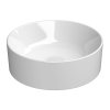 GSI, KUBE X keramické umyvadlo na desku, průměr 40cm, bílá ExtraGlaze, 942611