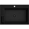 Deante Magnetic, 1-komorový granitový dřez 760x520x220mm, černá matná, DEA-ZRM_N10B