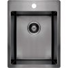 Deante Olfato, 1-komorový nerezový dřez 390x505x200mm, grafitová, DEA-ZPO_D10E