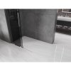 Mexen Velar L, posuvná sprchová zástěna Walk-in 100 x 200 cm, 8mm šedé sklo, broušená ocel, 871-100-003-43-97