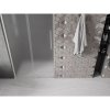 Mexen Velar L, posuvné sprchové dveře do otvoru 100 cm, 8mm sklo námraza, broušená ocel, 871-100-003-31-97