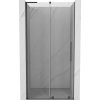 Mexen Velar L, posuvné sprchové dveře do otvoru 90 cm, 8mm čiré sklo, grafit broušený, 871-090-003-01-66