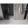 Mexen Velar, posuvné sprchové dveře do otvoru 120 cm, 8mm šedé sklo, broušená ocel, 871-120-000-41-97