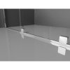 Mexen Velar, sprchová zástěna s posuvnými dveřmi Walk-in 90 x 200 cm, 8mm šedé sklo, chromová, 871-090-000-43-01