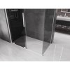 Mexen Velar, sprchový kout s posuvnými dveřmi 140 x 75 cm, 8mm šedé sklo, bílá matná, 871-140-075-41-20