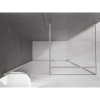 Mexen Velar, sprchový kout s posuvnými dveřmi 150 x 85 cm, 8mm čiré sklo, broušená ocel, 871-150-085-01-97