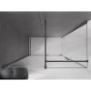 Mexen Velar, sprchový kout s posuvnými dveřmi 160 x 90 cm, 8mm čiré sklo, broušený grafit, 871-160-090-01-95