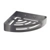 Gedy, SMART rohová sprchová police, 210x45x210mm, gun metal, 247981