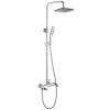 Laveo Pinar, sprchová souprava nástěnná h-1000-1300, chromová, PAW00KB, LAV-PAE_00KB