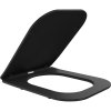 Mexen - WC sedátko SLIM DUROPLAST na wc mísu TEO černé (0801), soft-close, 39060185