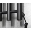Sapho, PAPINADO elektrický sušák ručníků, 263x1200mm, 85W, černá mat, ER350