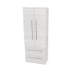 Mereo, Bino, koupelnová skříňka vysoká 163 cm, dvojitá, Multidecor, CN699PINO
