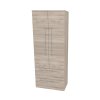 Mereo, Bino, koupelnová skříňka vysoká 163 cm, dvojitá, Multidecor, CN699DKRS