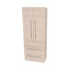 Mereo, Bino, koupelnová skříňka vysoká 163 cm, dvojitá, Multidecor, CN699DUP1