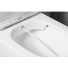 Sapho, PACO CLEANWASH WC kombi mísa, integrovaná baterie a bidetová sprška, spodní/zadní, bílá, PC1012RX