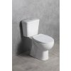 Aqualine, MANUEL WC kombi mísa s nádržkou včetně splachovací soupravy, spodní odpad, bílá, PS8814