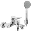 Rea Viral, vanová baterie s ruční sprchovou soupravou, chromová, REA-B2021
