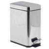 Aqualine, SIMPLE LINE odpadkový koš obdélníkový 5 l, nerez lesk, GAQ005