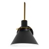 Toolight, nástěnné svítidlo 1xE27 APP1602-1W, černá-zlatá, OSW-06528